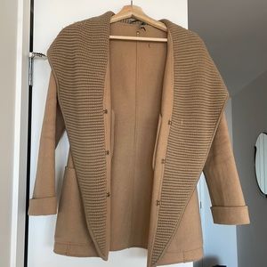 Mackage wool coat in teddy brown color